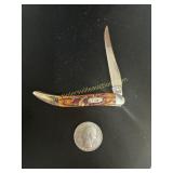 Case xx tiny toothpick with deep grooved brown