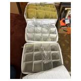 Large group of stemware