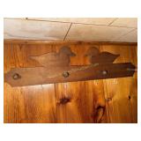 Duck coat rack