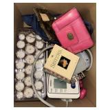 Wallets, curlers, blood pressure machine,