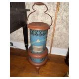 Vintage blue enamel perfection parlor heater