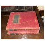 2 vintage 1930 edition Comptons pictured