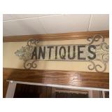 Metal art antiques sign modern