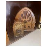 2 cathedral style reproduction radios