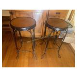 Pair of vintage ice cream parlor stools