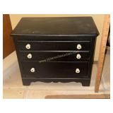 Small black doll dresser/chest