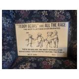 Replica Sears & Roebuck teddy bear advertising