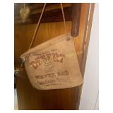 Vintage Desert brand canvas water bag