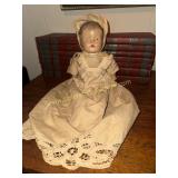 Antique composition baby doll