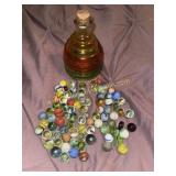 Bottle of marbles