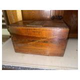 Antique western world champion ammunition crate