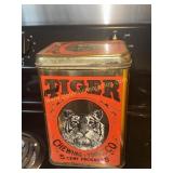 Vintage Tiger Chewing tobacco tin