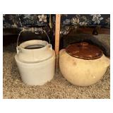 Watt pottery oven ware bisque bean pot and