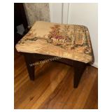 Tapestry vanity stool
