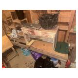 Wooden stools and miscellaneous