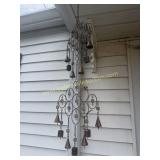 Double wind chime on left side of the porch