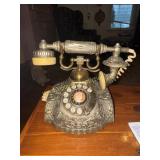 Vintage heavy embossed Hollywood regency style