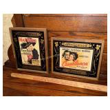 Vintage Hollywood reruns plaques- Casablanca and