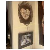 Framed quilt piece and canï¿½t you talk? Print