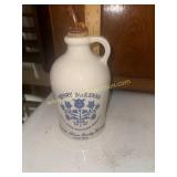 Stoneware Henry McKenna whiskey decanter with