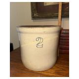 2 gallon stoneware crock