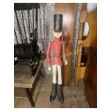 Metal art Christmas toy soldier statue