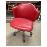 Red office chair
