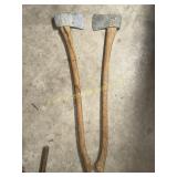 2 aluminum woodman of the world ceremonial/