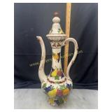 Vintage ceramic fruit pitcher