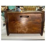 Vintage pine bread box