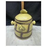 Vintage beehive honey pot