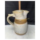 Studio pottery pitcher