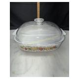 Corningware spice of life casserole with lid