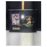 Vinny Testaverde NFL football plaque clock
