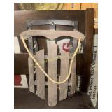 Small decorative sled