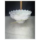 Fenton milk glass hobnail epergne base