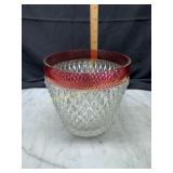 Ruby flash diamond point ice bucket