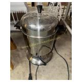 Stainless coffee maker urn