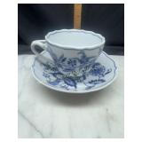 Blue Danube cup and saucer
