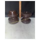 Glazed electric insulators