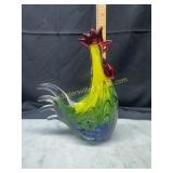 Murano style art glass rooster