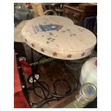 Country style heart stool