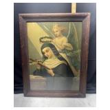 Vintage catholic print
