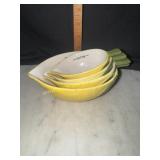 Lemon measuring cup set