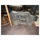 Large glass hearse jar