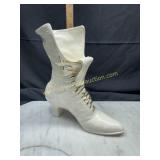 Ceramic Victorian boot vase