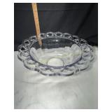 Imperial crochet crystal bowl