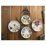 Blue ridge plates in plate rack