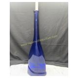 Blue cobalt long neck bottle