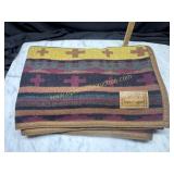 Kanata southwestern gold rush wool blanket